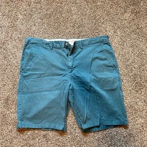 Old Navy Teal Flat Front Shorts